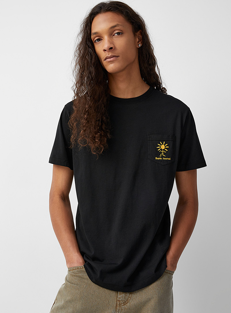 Banks Journal Black Suntread T-shirt for men