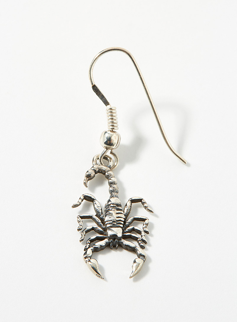 Other Silver Scorpion earring for men