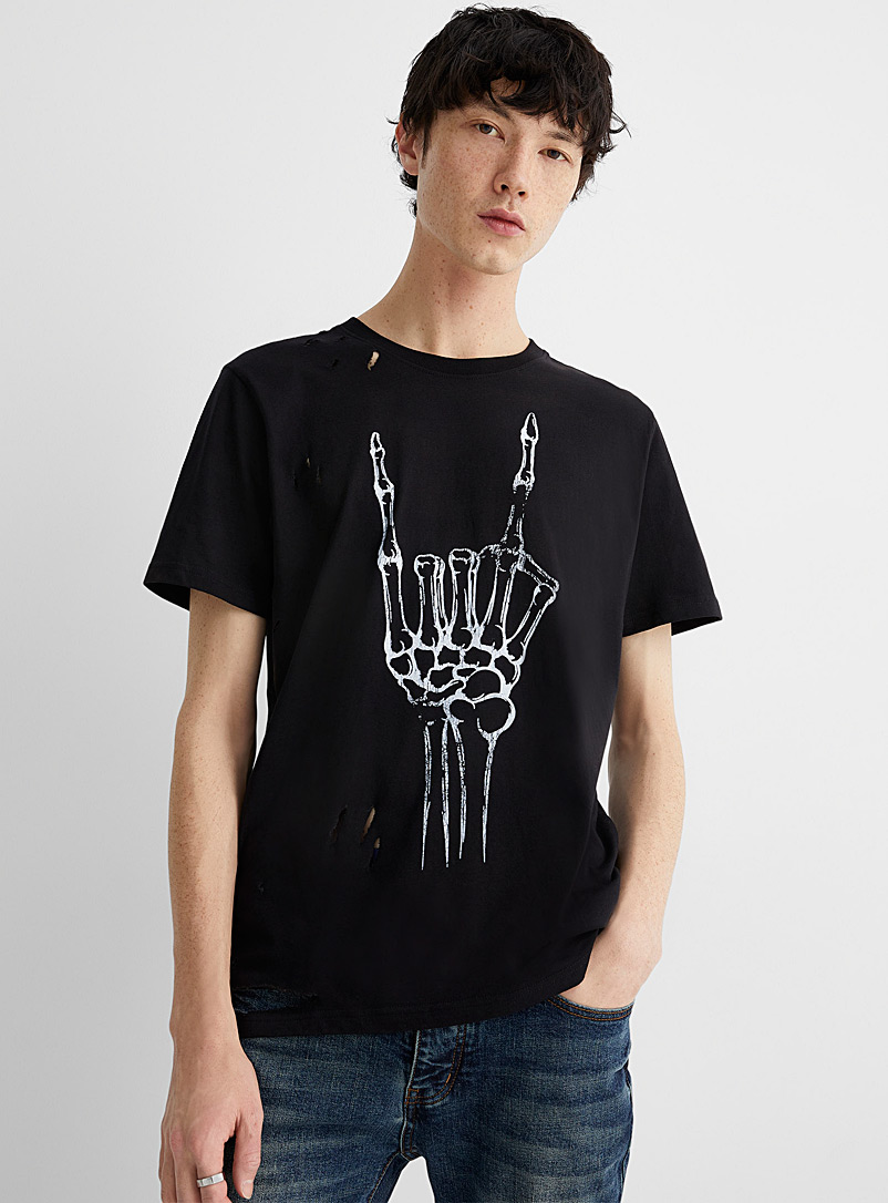 Other: Le t-shirt Rock Thrasher Noir pour homme