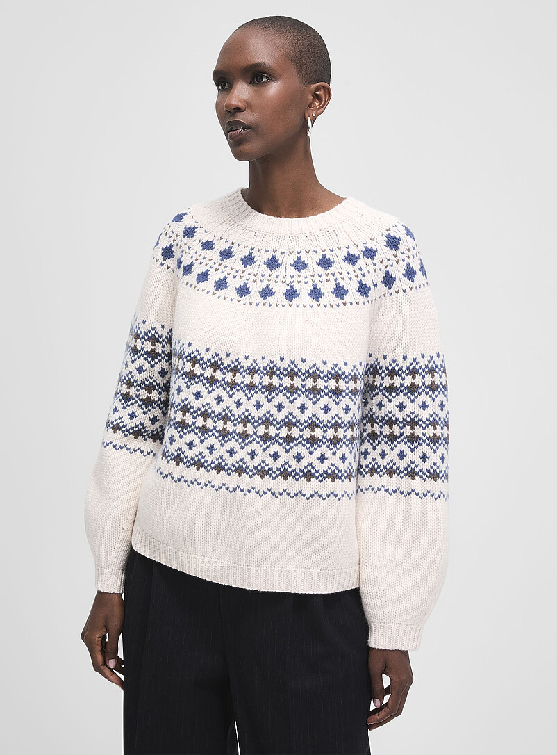 Striped & Patterned Sweaters for Women | Simons Canada