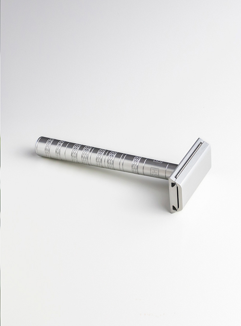 Henson Shaving: Le rasoir de sûreté AL13 aluminium Argent pour homme