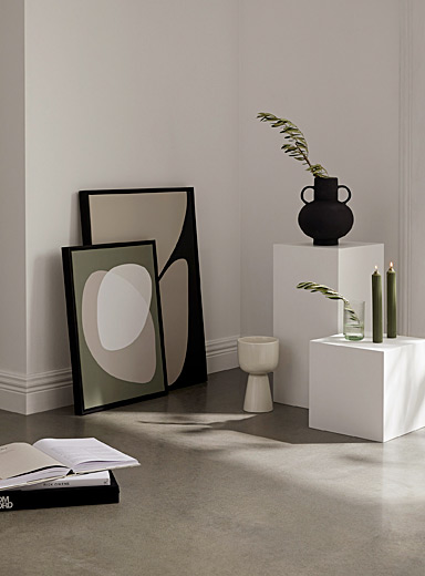 Simons Maison x OLEKA CANVAS: La toile transparence Voir nos formats offerts Noir