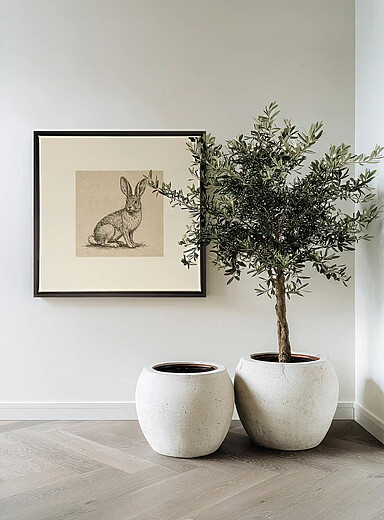 La toile Lapin de lin Voir nos formats offerts