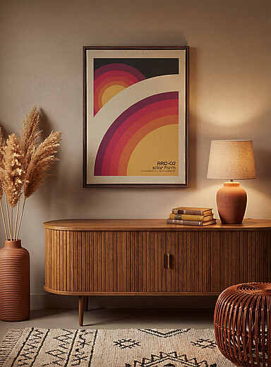 Simons Maison x OLEKA CANVAS: La toile Arc Solaire Voir nos formats offerts Assorti