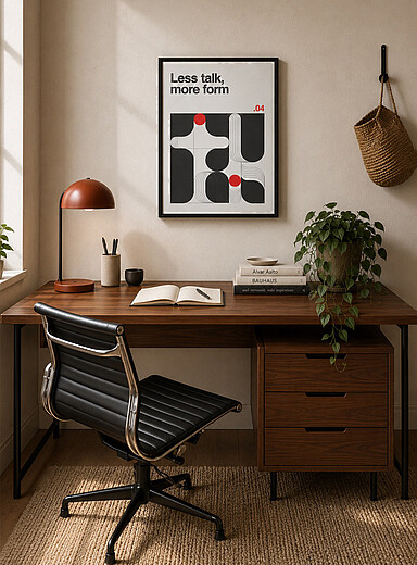 Simons Maison x OLEKA CANVAS: La toile Less Talk Voir nos formats offerts Blanc &agrave; motifs