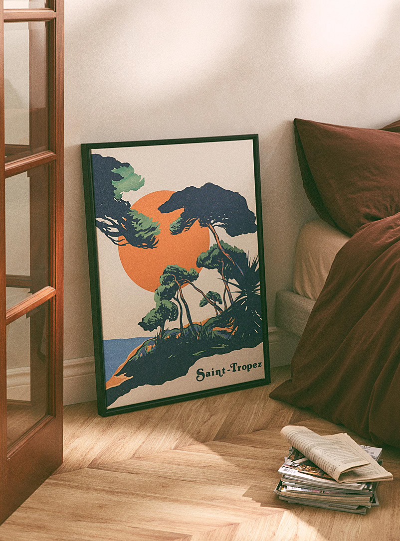 Saint-Tropez Art Print In Collaboration With Artist Été 1981 See Available Sizes