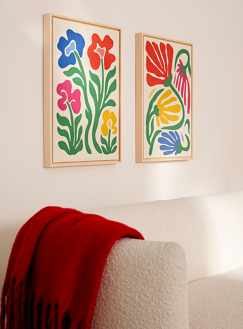 Floral wave art print See available sizes product image 2