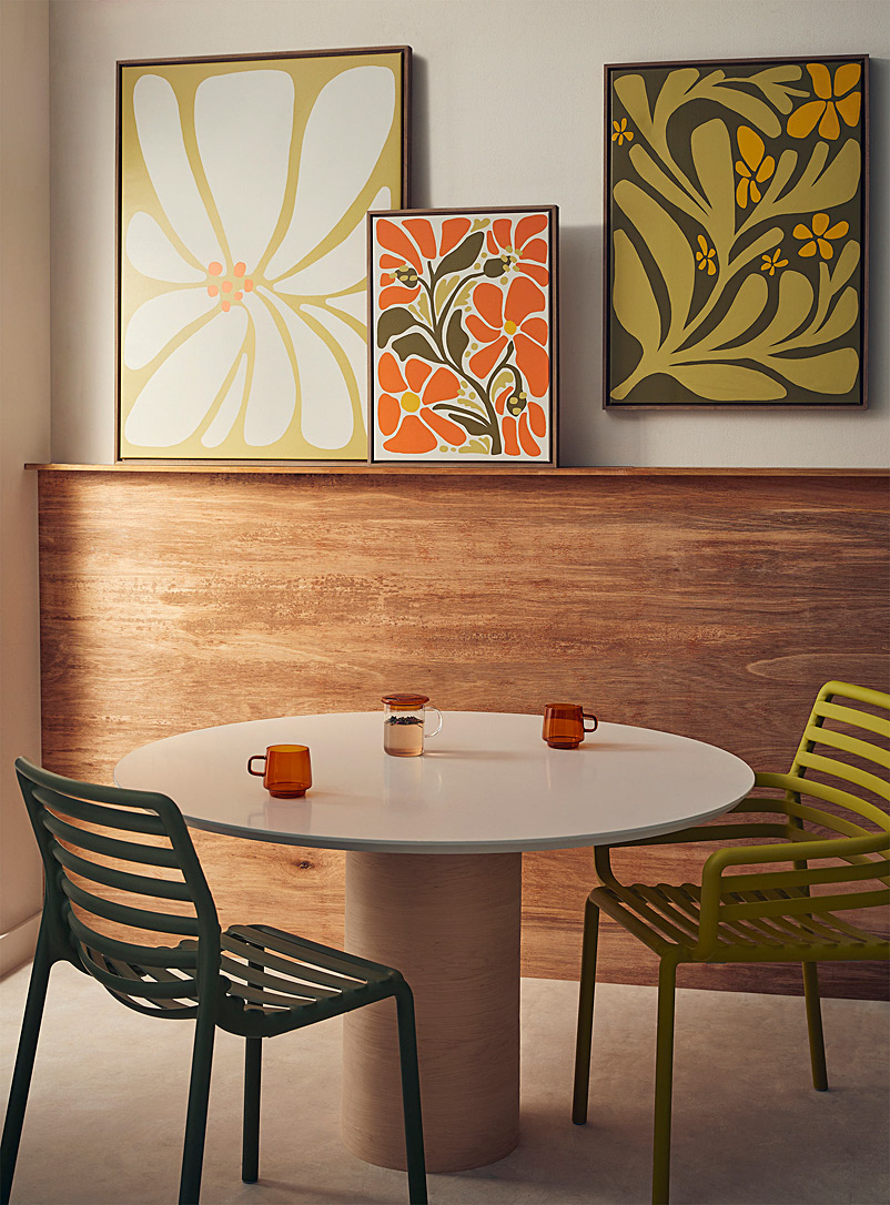 Floral silhouette art print See available sizes product image 3