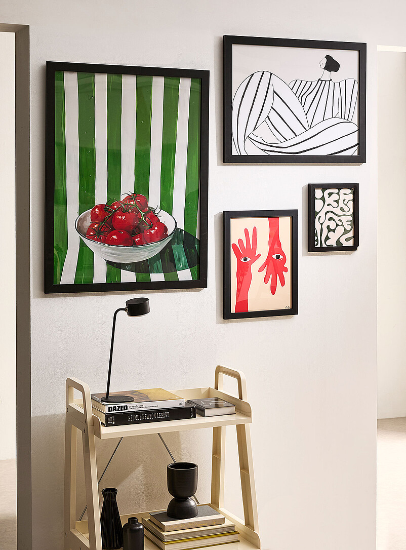 Sleek pine wood frame See available sizes product image 2