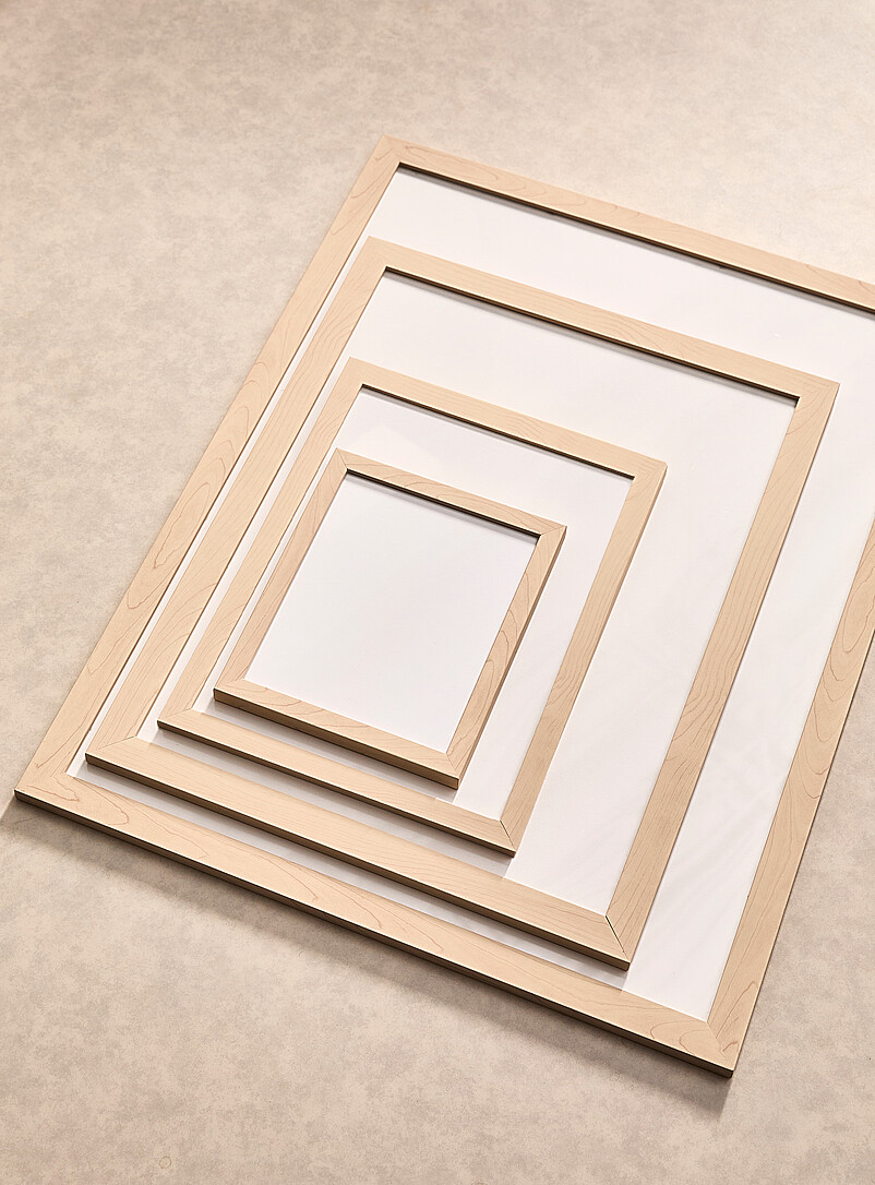 Sleek Pine Wood Frame See Available Sizes