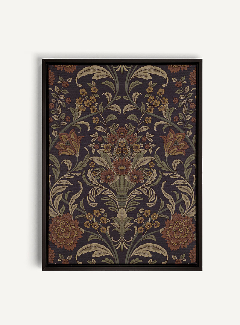 Damask flora art print See available sizes product image 2