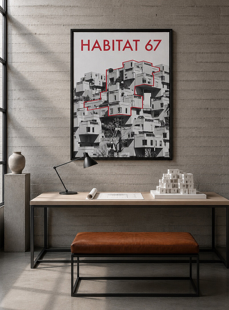 Habitat 67 art print See available sizes product image (primary)