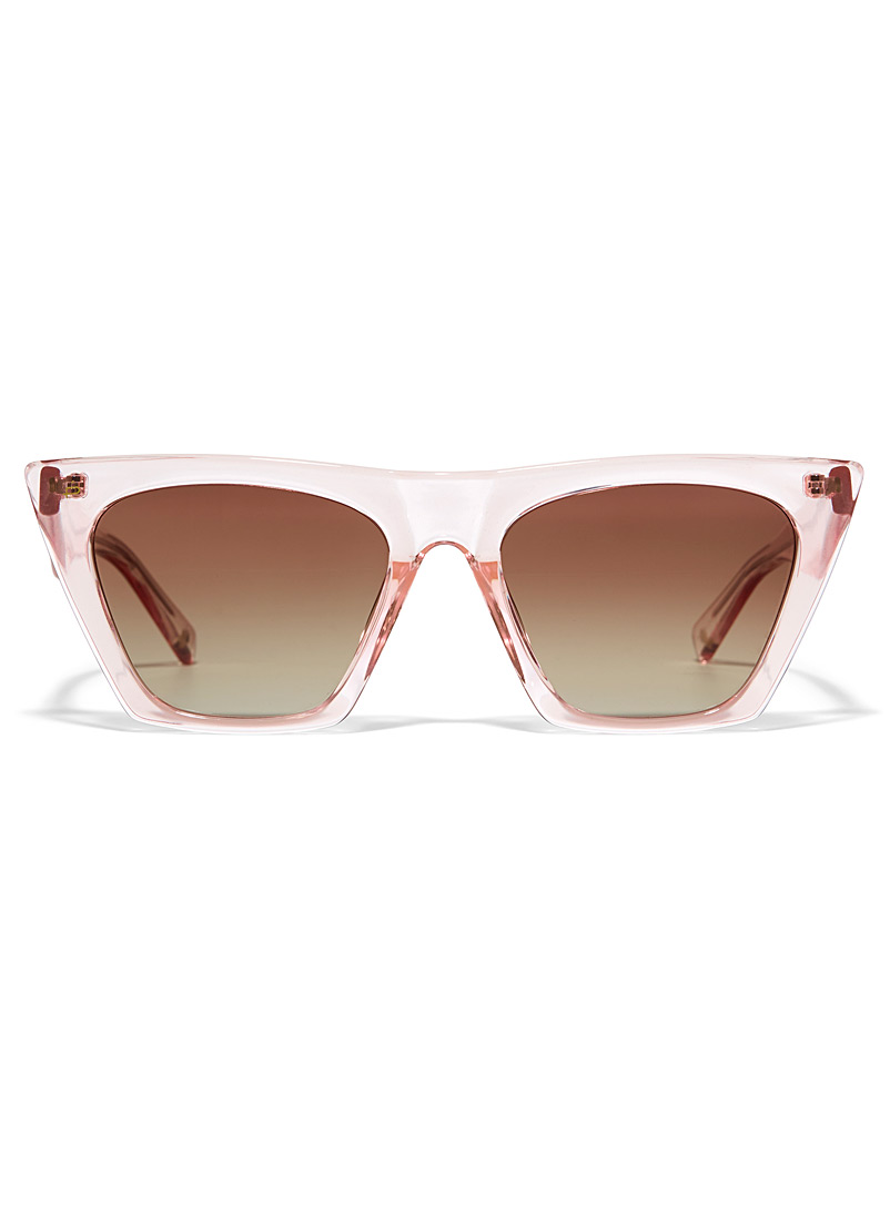 Prive Revaux Pink Victoria angular cat-eye sunglasses for women