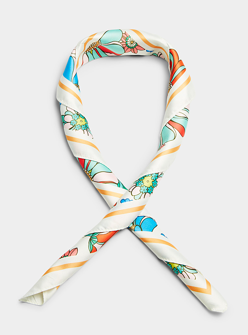 NANA THE BRAND Assorted Light spring flower scarf for women