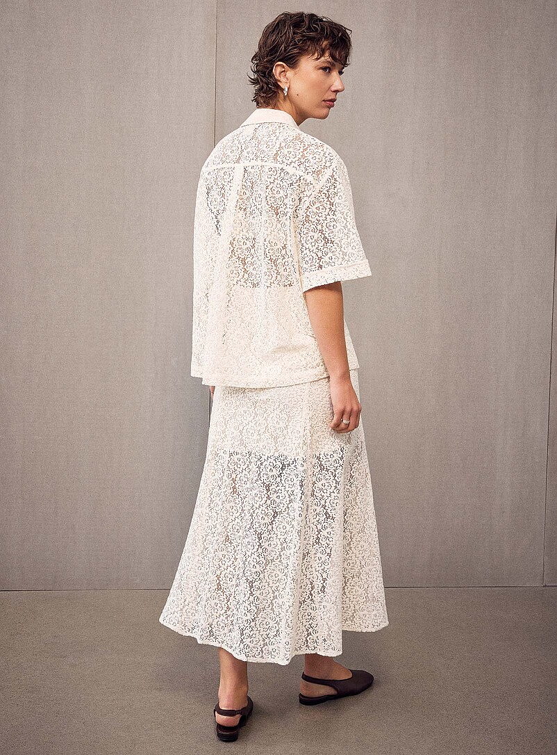Boxy-fit lace shirt product image 3
