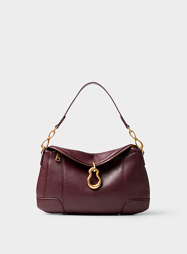 Jayla gold pendant shoulder bag