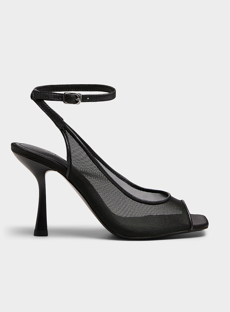 Open-toe slingback pumps product image (primary)