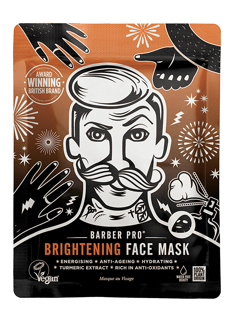 Barber Pro: Le masque régénérateur pour le visage Noir pour homme