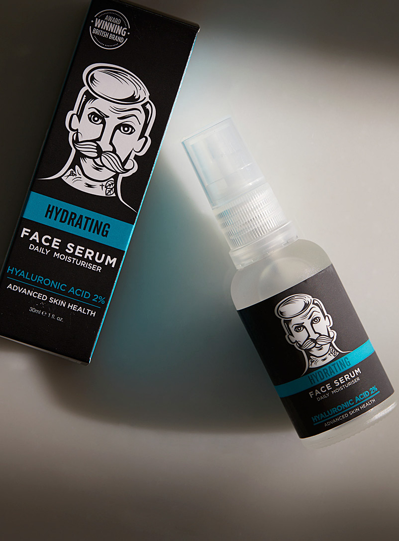 Barber Pro Patterned Blue Hyaluronic acid face serum for men