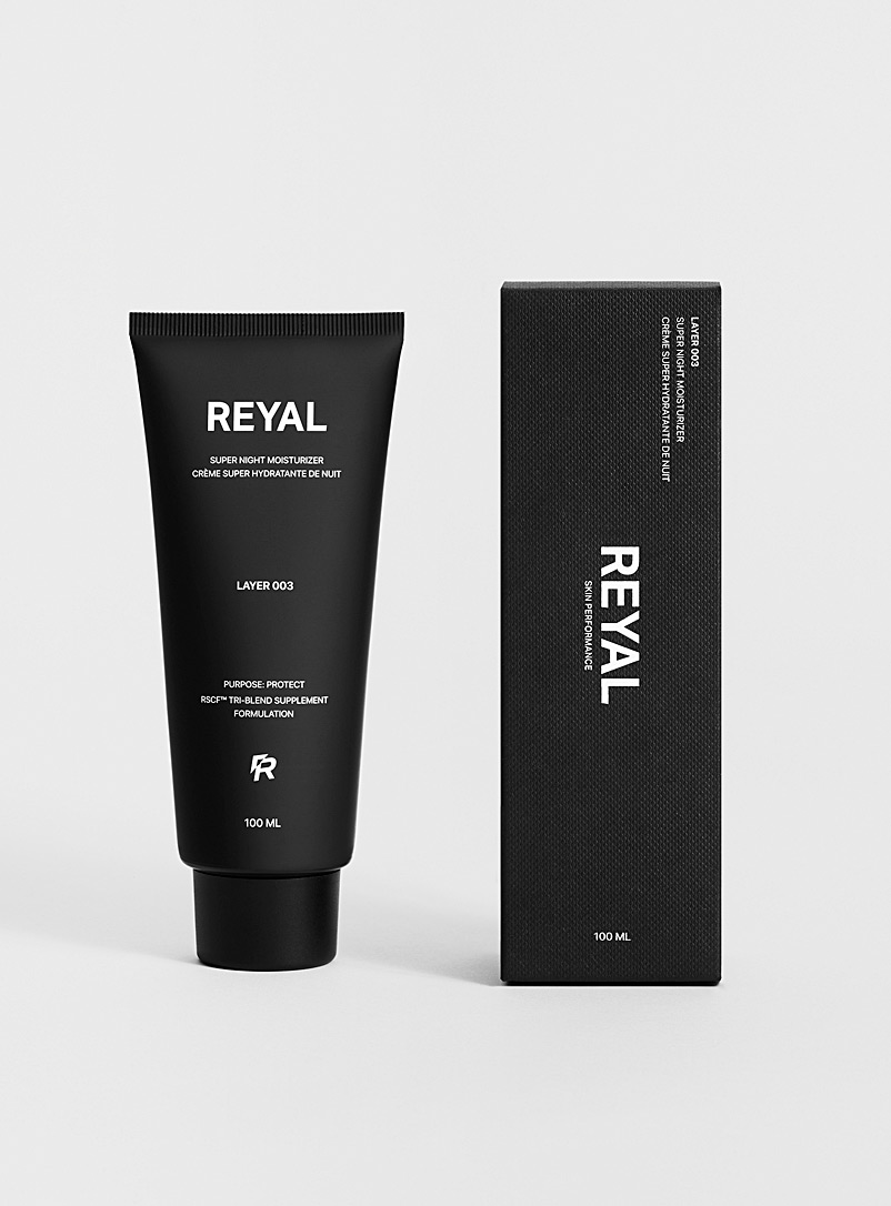 Reyal Performance: La crème de nuit super hydratante Layer 003 Noir pour homme