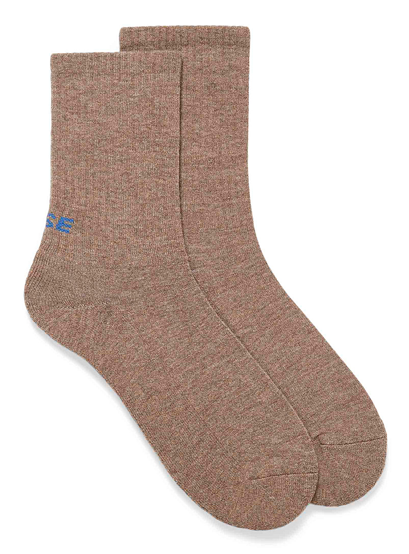 PRAISE Blue Cardinal merino socks for men