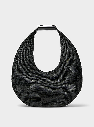 Le grand sac d'&eacute;paule raphia crochet&eacute; Moon