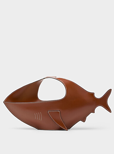 Shark leather bag