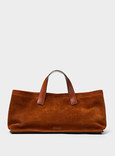 Le sac su&egrave;de velout&eacute; Port