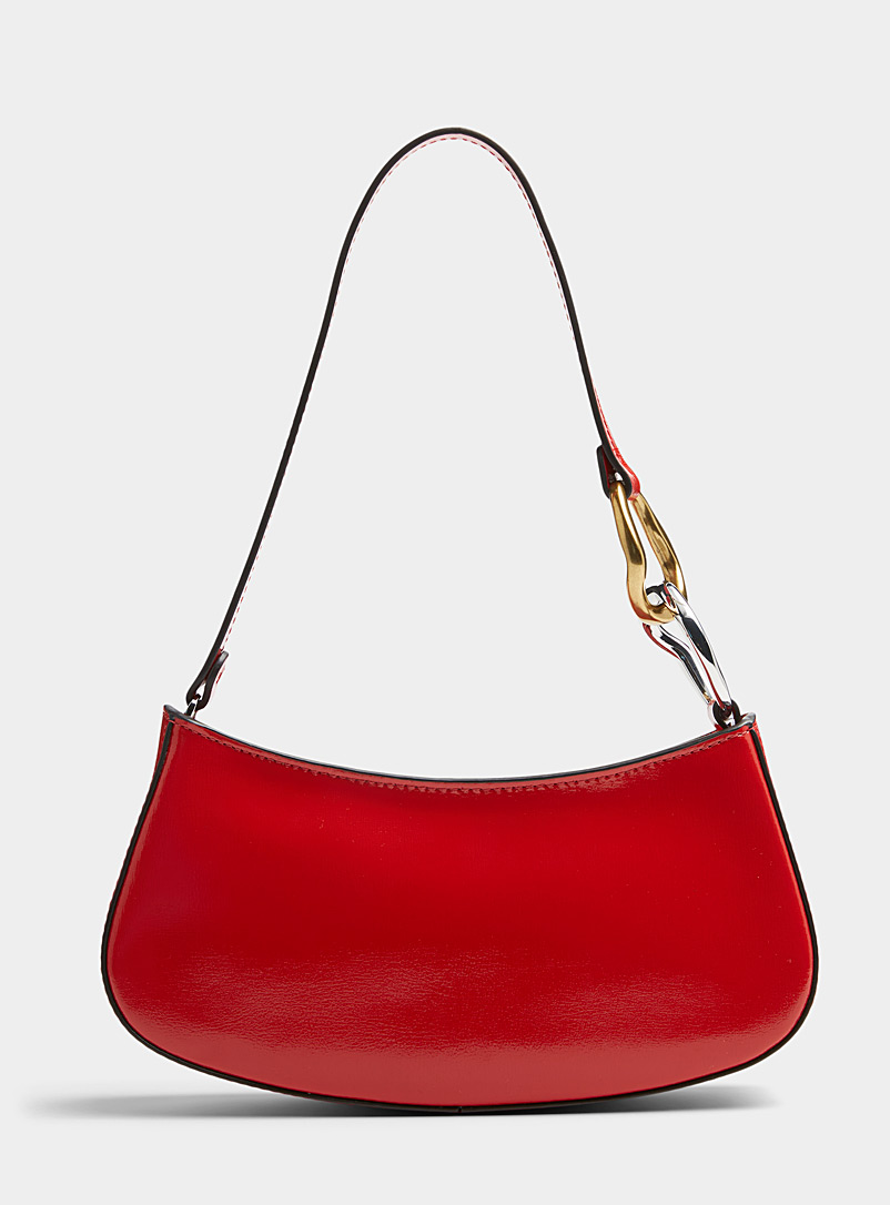 STAUD: Le sac baguette Ollie Rouge pour femme