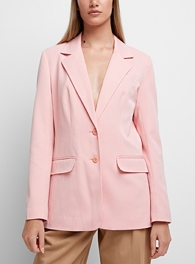 STAUD Dusky Pink City blazer for women