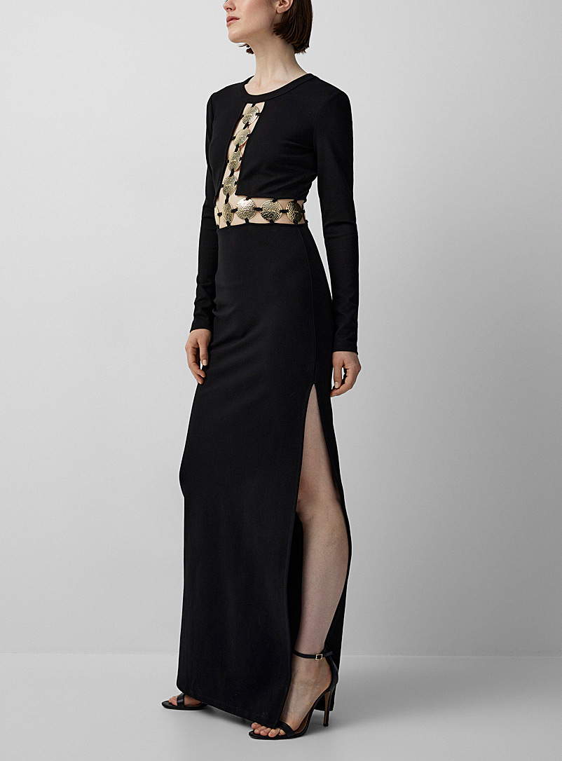 STAUD Black Delphine dress for women