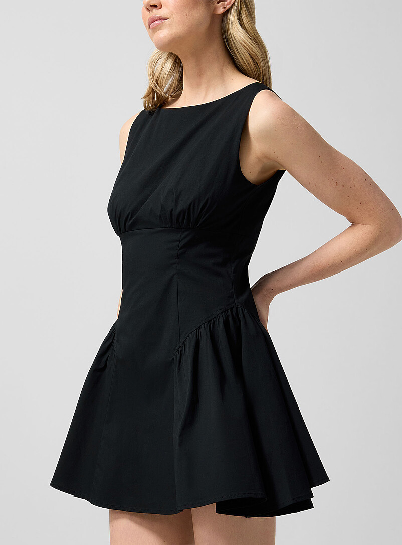 Gwen poplin minidress | STAUD | Short | Simons