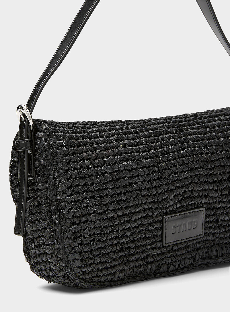 Harlow braided raffia shoulder bag product image 2