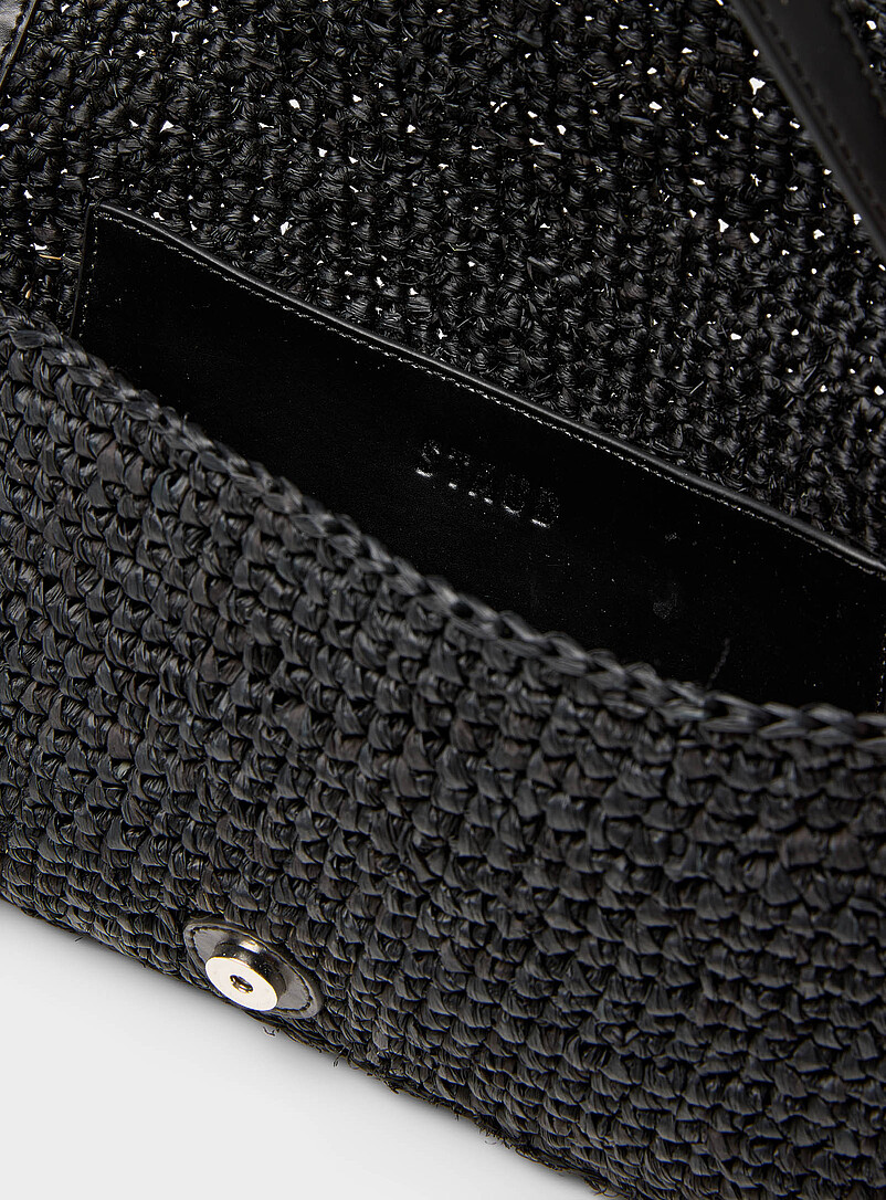 Harlow braided raffia shoulder bag product image 3