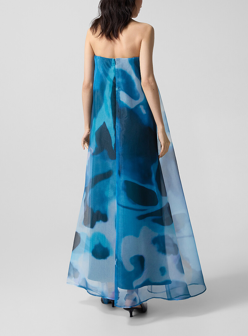 Allyson misty blue bustier maxi dress product image 3