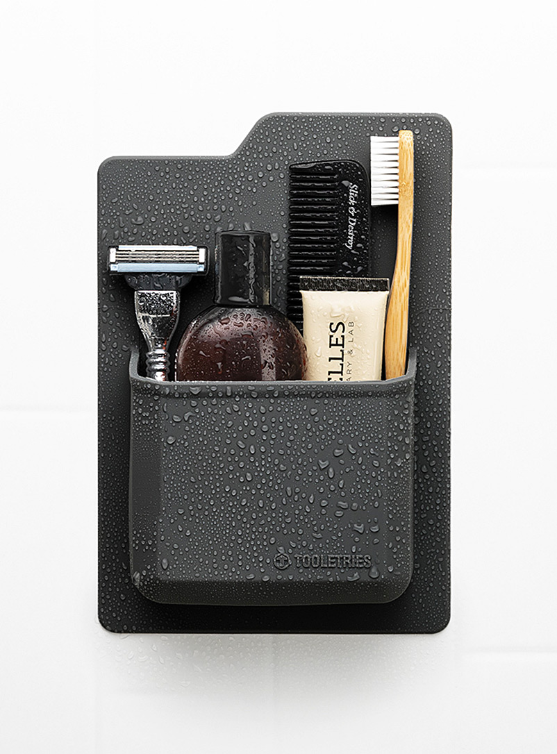 Tooletries Charcoal James toiletry organizer for men