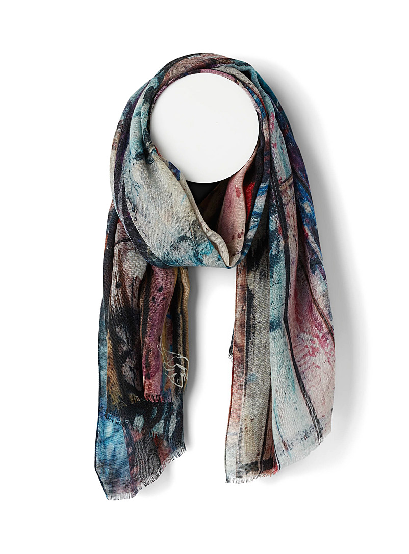 Type B Assorted Chemical Waste acid-dyed scarf for women