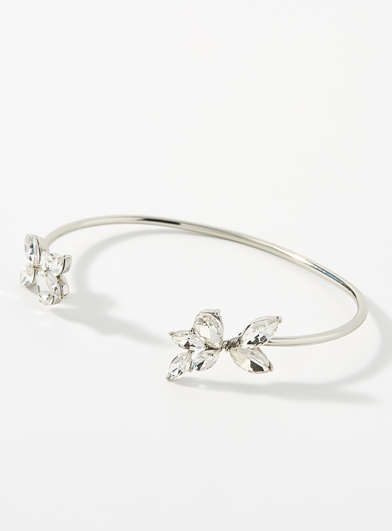 Olive + Piper Silver Everly cuff bracelet for women