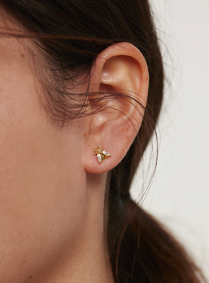 PDPAOLA: Les boucles d'oreilles Buzz en or Assorti pour femme
