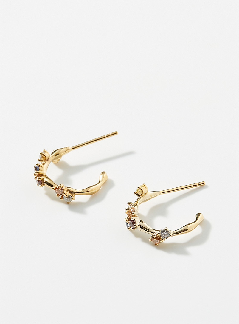 PDPAOLA Assorted Five gold earrings for women