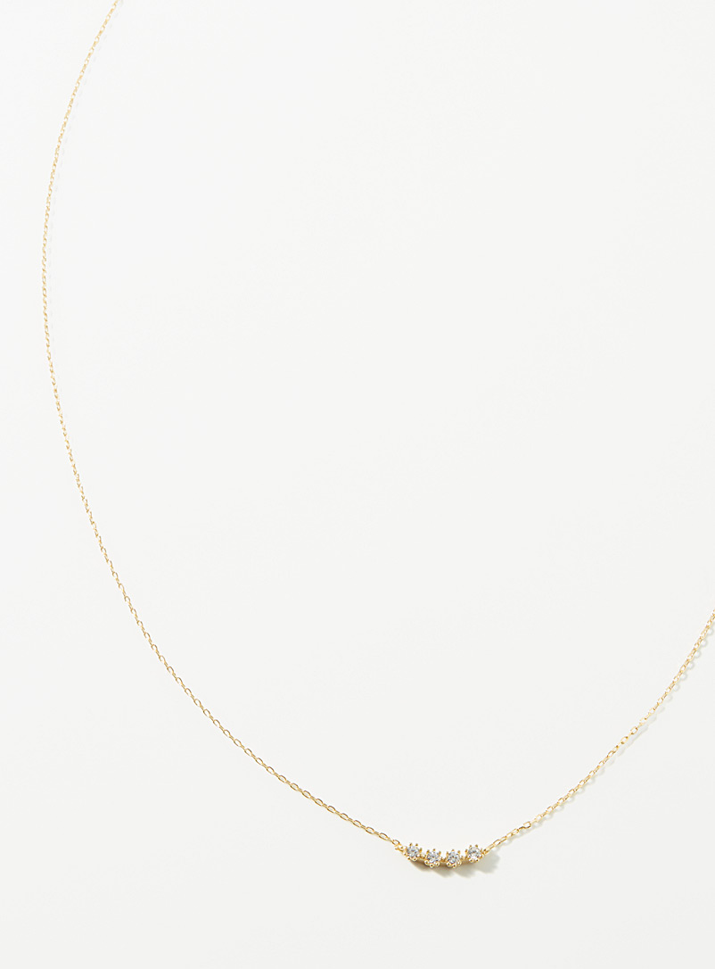 PDPAOLA: Le collier White Tide en or Assorti pour femme