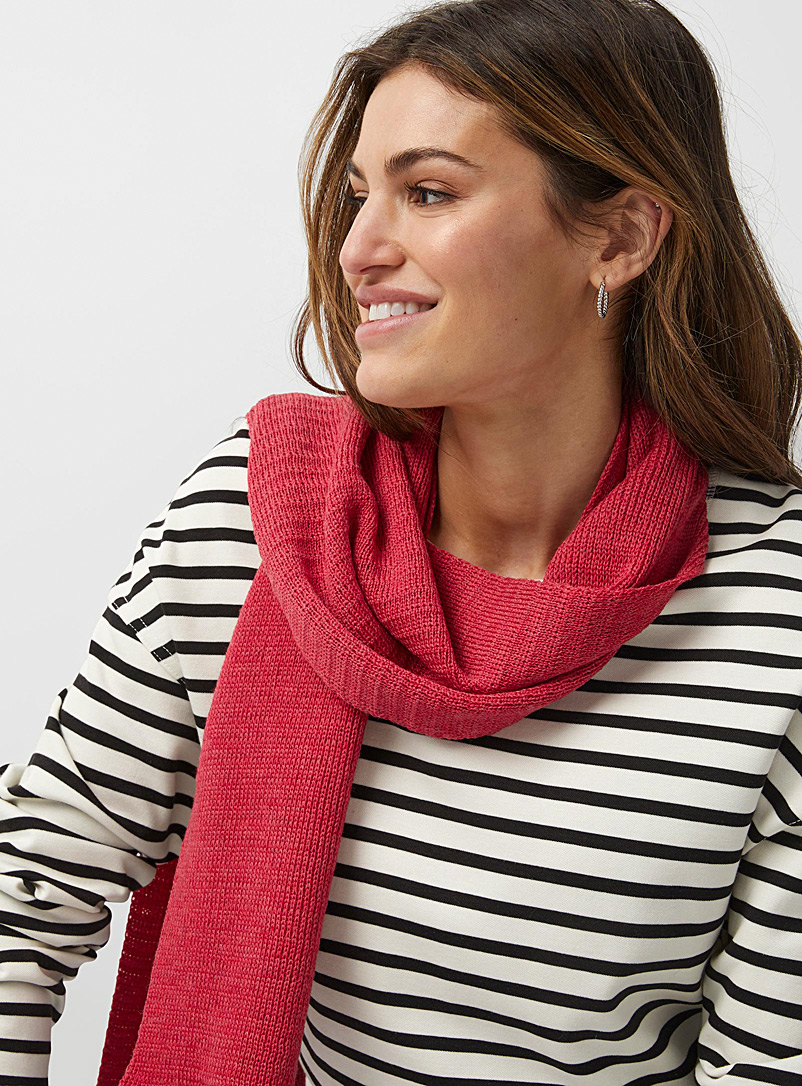 LILI + HENRY Cherry Red Essential scarf
