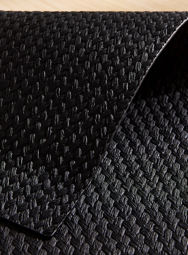 Simons Maison: Le napperon effet chevrons Noir