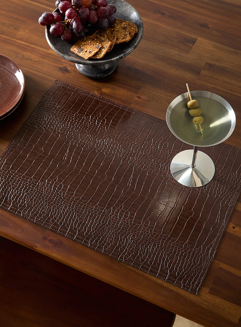 Croc-Skin Placemat