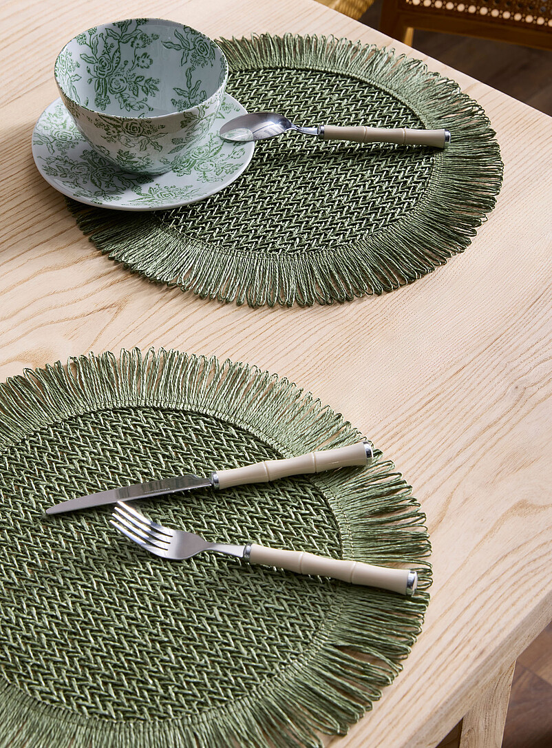 Peaceful Haven Placemats Set Of 2