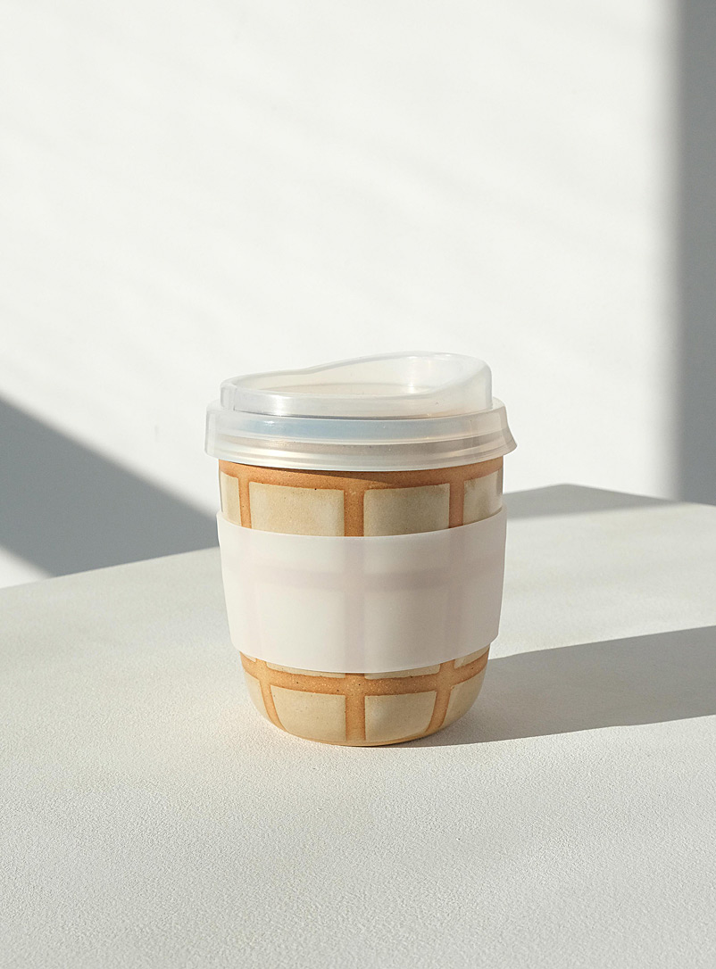 PMS Honey Tiled travel mug