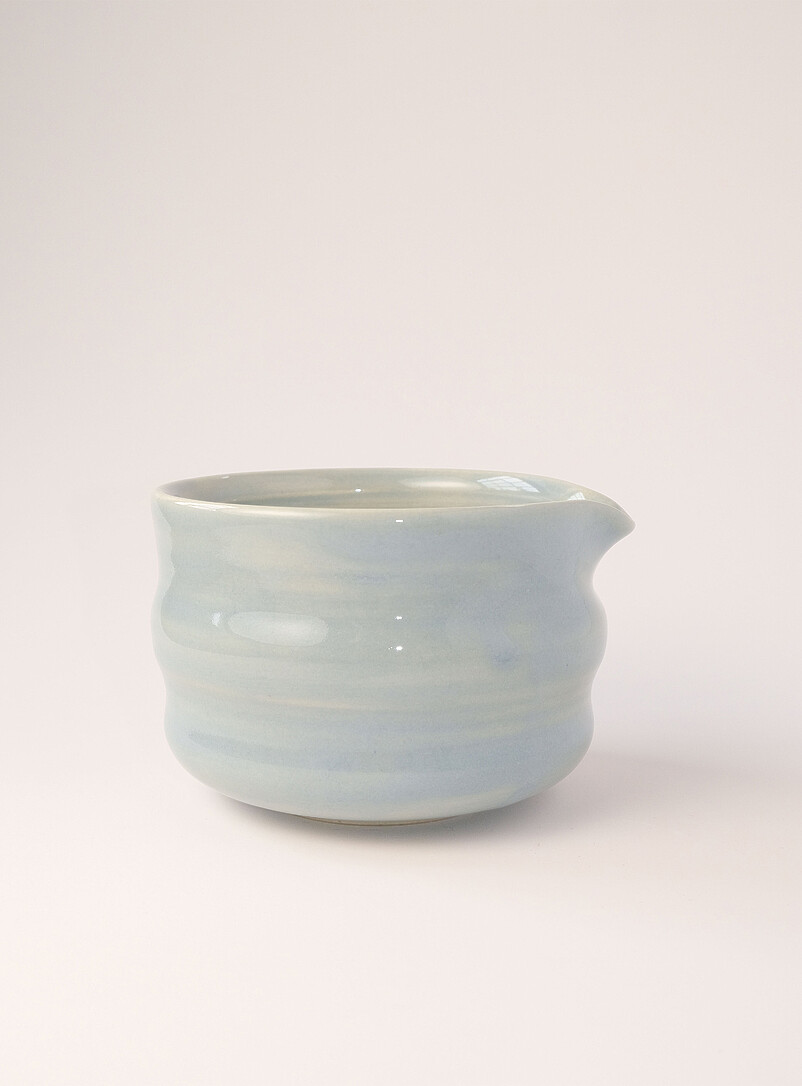 Pas Mon Style White Stoneware matcha bowl