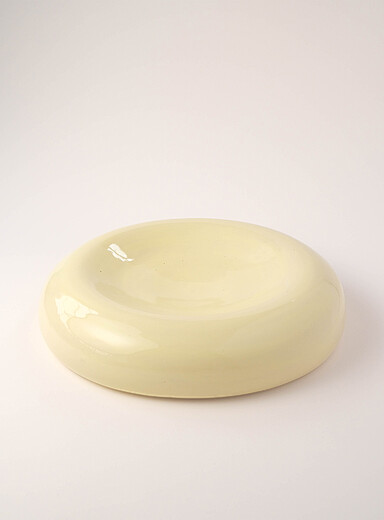 Pas Mon Style White Rounded stoneware bowl