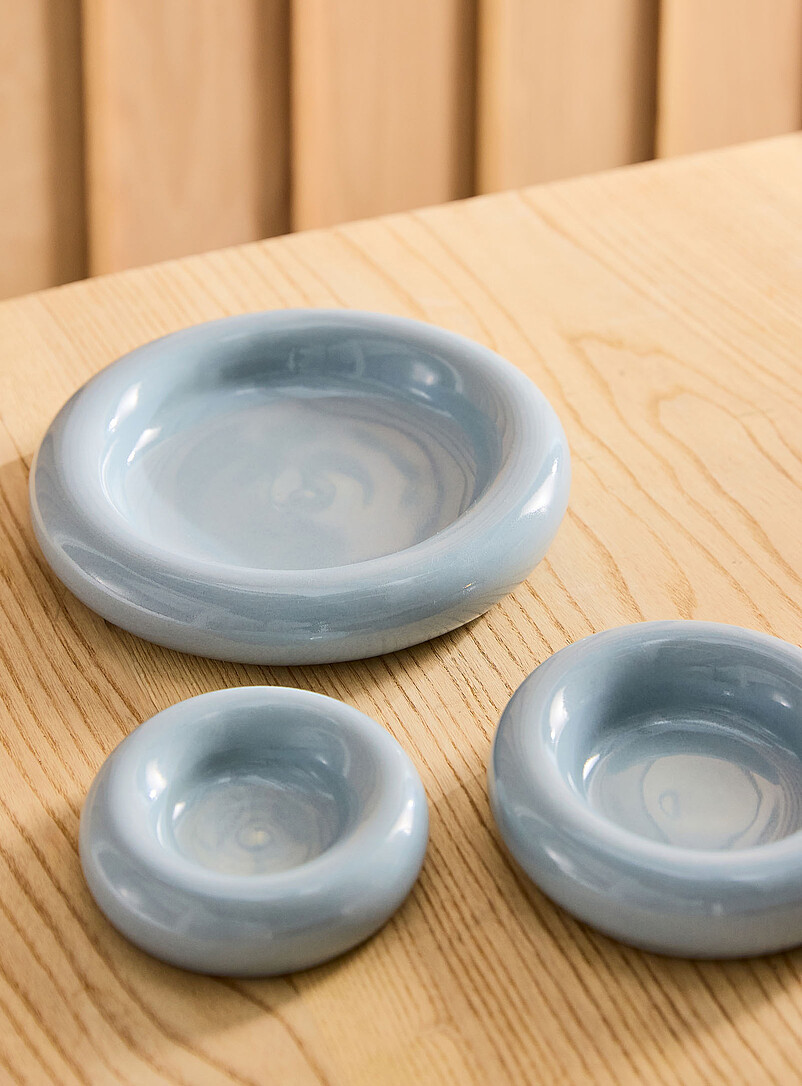 Pas Mon Style Baby Blue Rounded edge plate