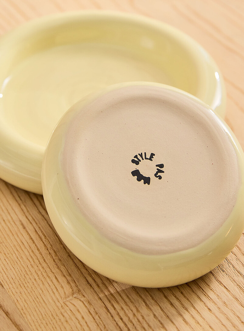 Pas Mon Style Baby Blue Rounded edge plate